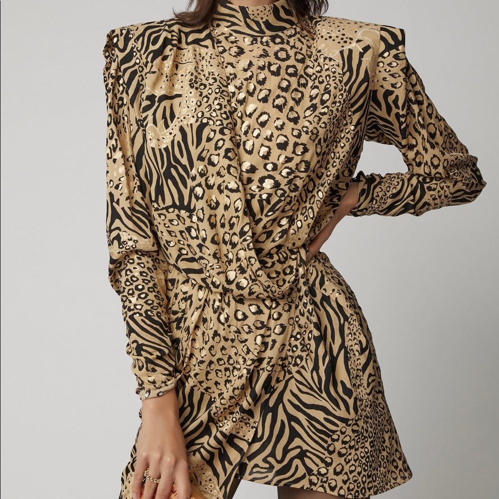 Dundas Leopard mini dress